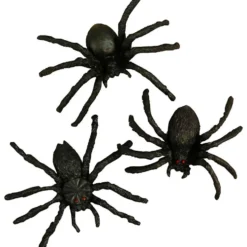 Arañas Halloween 4cm. 10 unidades.
