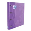 Archivador Europeanbinder A4 4 anillas 25mm. color malva con recambio de 100 hojas