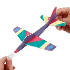 Avión blanco para ensamblar set 2 unidades