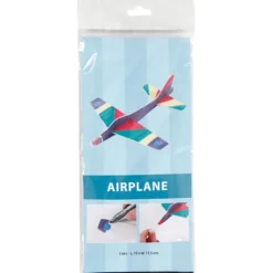Avión blanco para ensamblar set 2 unidades
