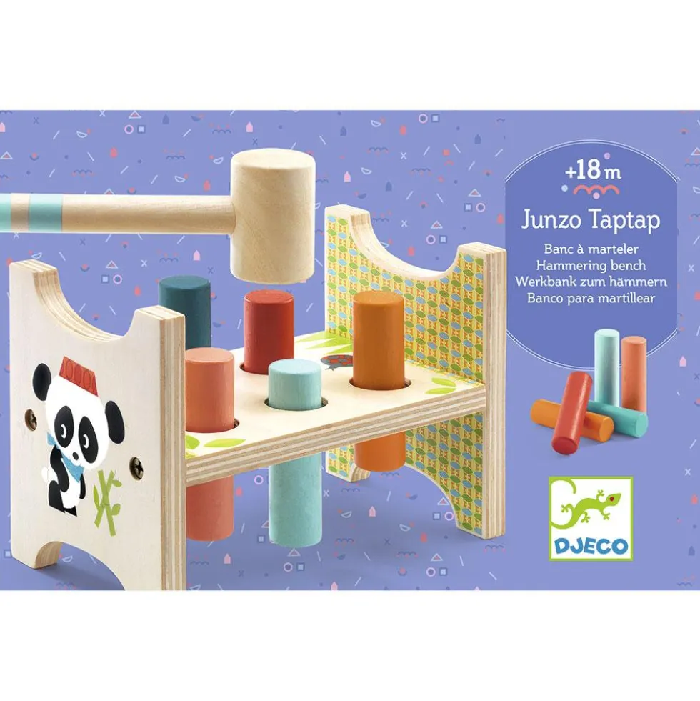 Banco con martillo madera