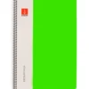 Bloc A4 color verde pauta 3mm. 80 hojas serie Plus