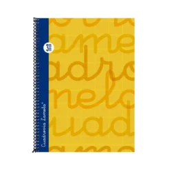 Bloc cuarto cuadrovía 3mm. 80 hojas tapa extra dura naranja