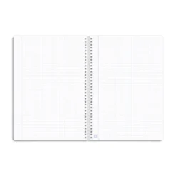 Bloc Edunotes A4 80 hojas cuadro 4x4mm lila