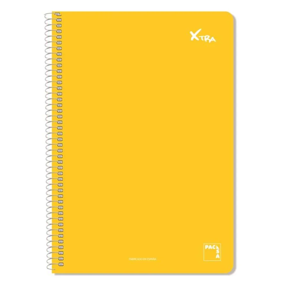 Bloc folio raya horizontal. 80 hojas tapa dura Xtra colores surtidos