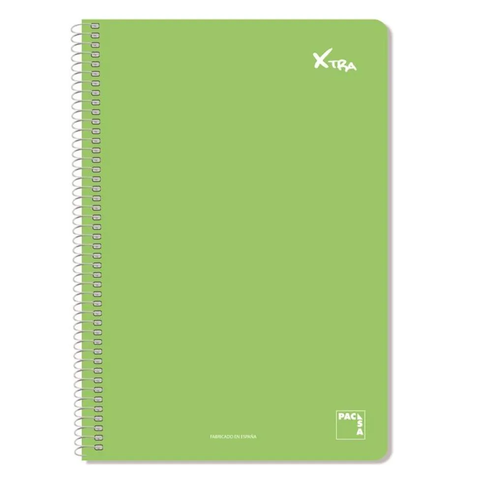 Bloc folio raya horizontal. 80 hojas tapa dura Xtra colores surtidos