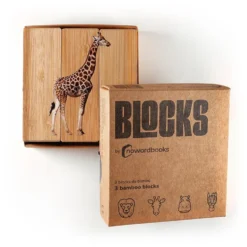 BLOCKS Puzzle rompecabezas de 3 piezas animales de la sabana