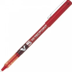 Bolígrafo Pilot V5 tinta roja 1 unidad
