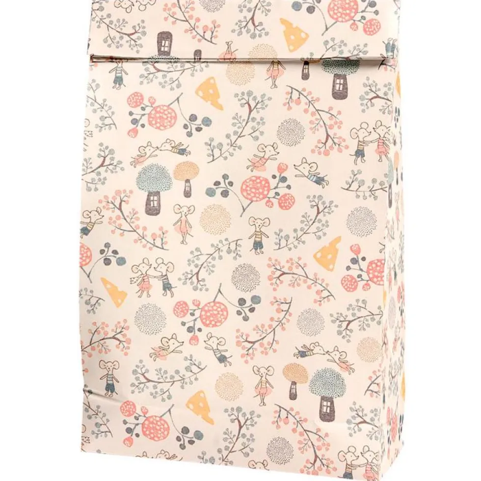 Bolsa de papel para regalo ratoncitos 28,5cm.