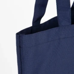 Bolsa de tela tote bag color azul marino serie 1918