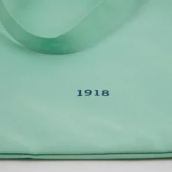 Bolsa de tela tote bag color verde serie 1918