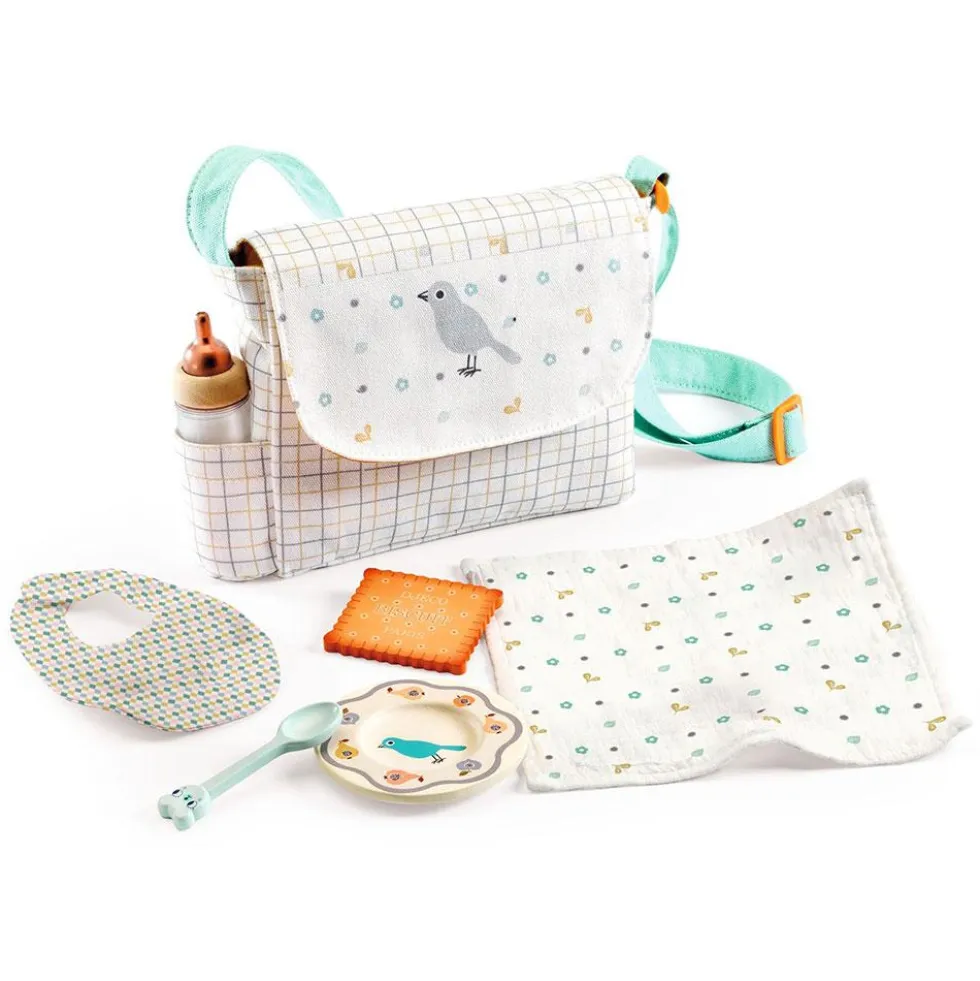 Bolsa porta accesorios comida para muñecos
