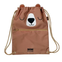 Bolsa saco oso BEBE Friends con bolsillo exterior