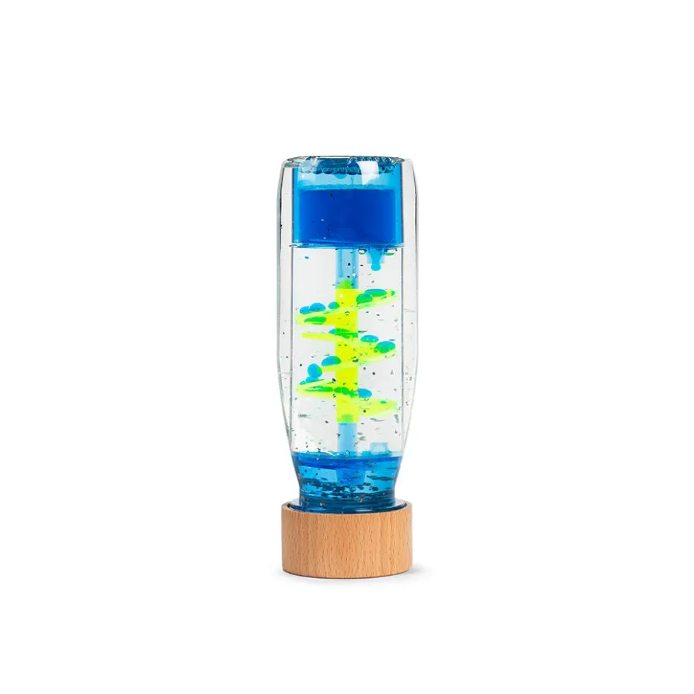 Botella sensorial move spiral blue