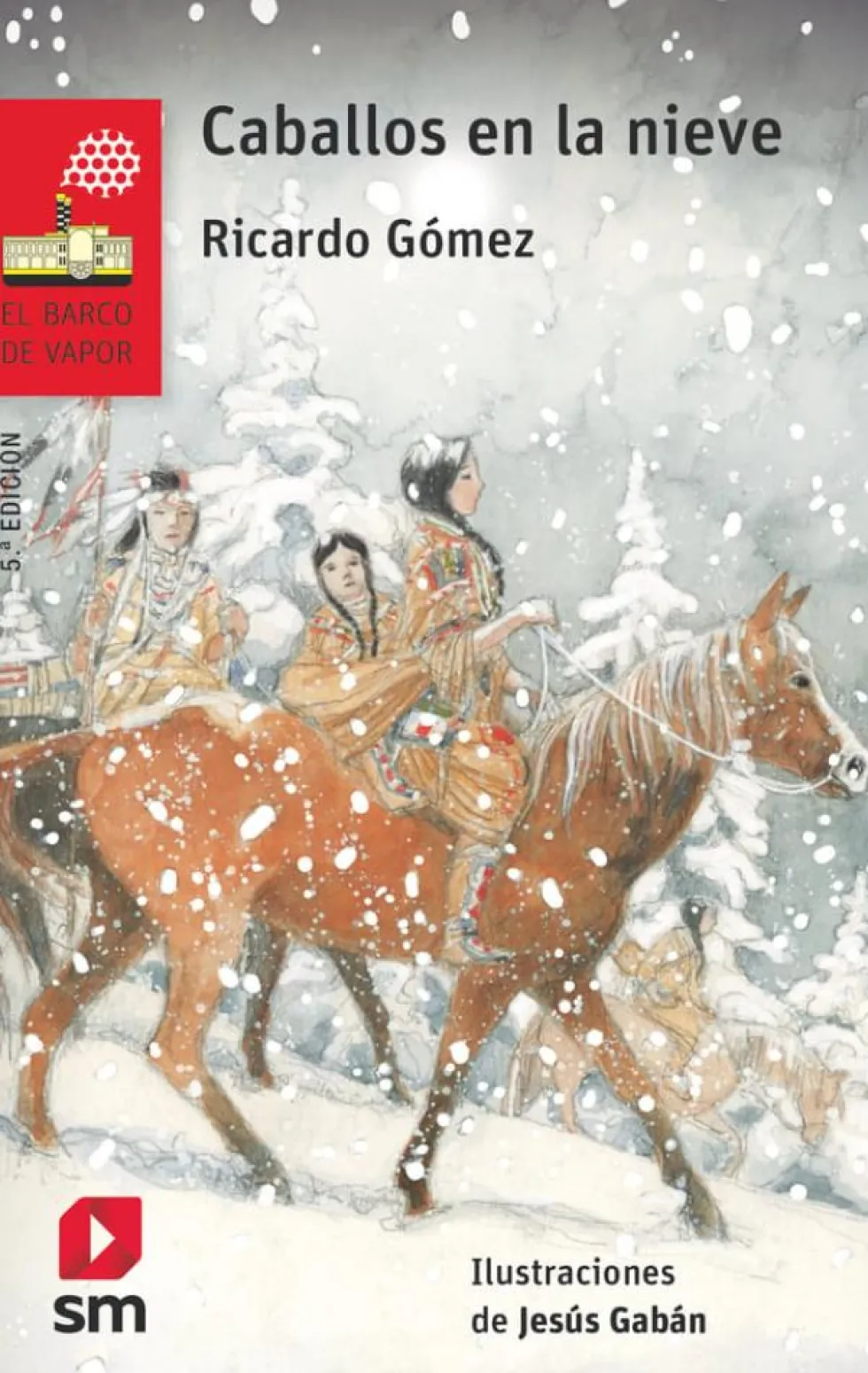 Caballos en la nieve