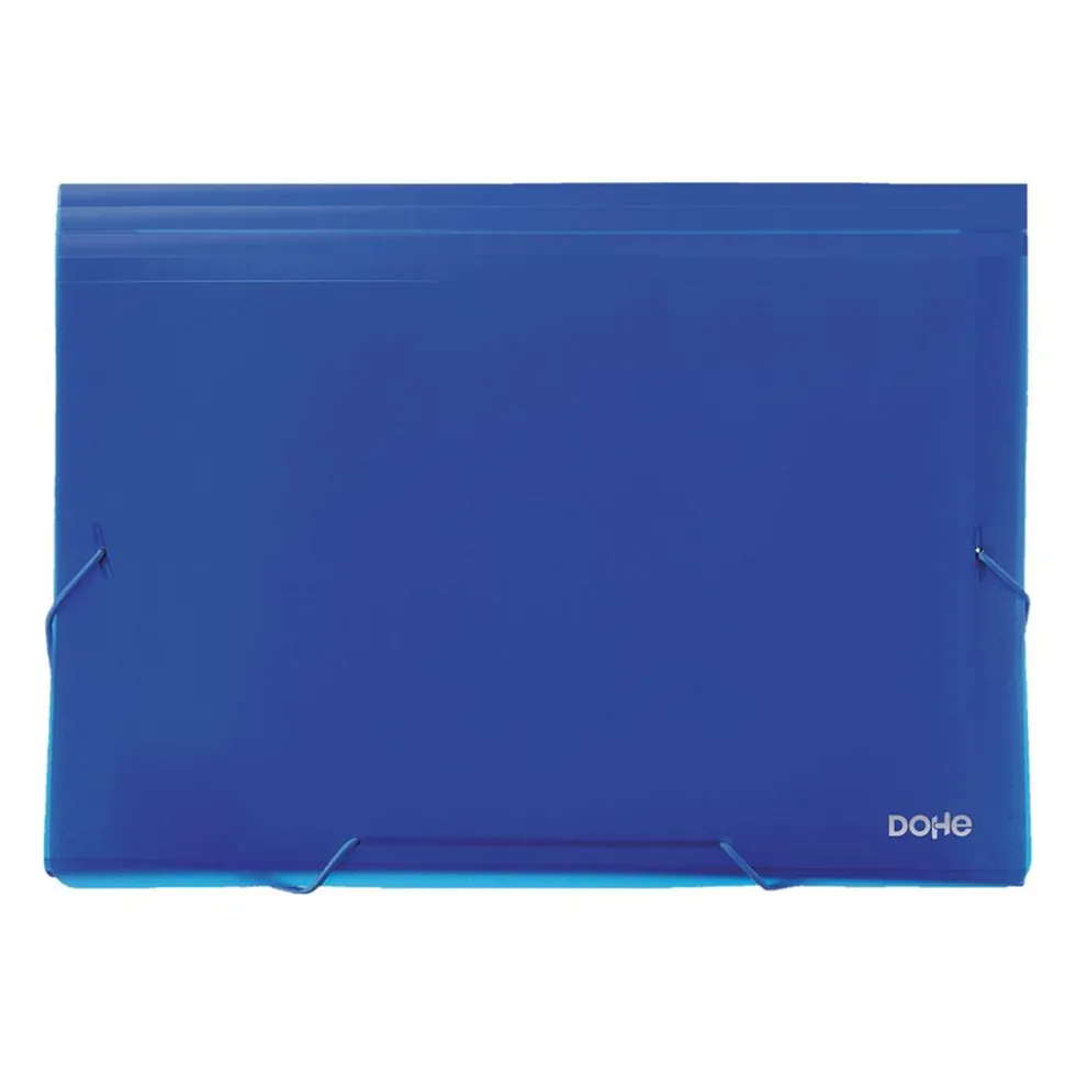 Carpeta A4 acordeón color azul