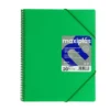 Carpeta A4 20 fundas color verde Maxiplás