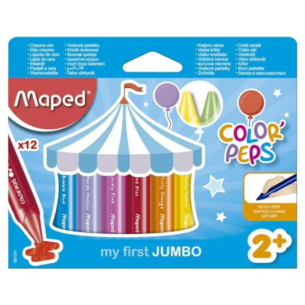 Cera 12 colores Color Peps Maped