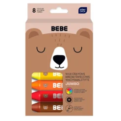 Ceras jumbo 8 colores animalitos BEBE Friends
