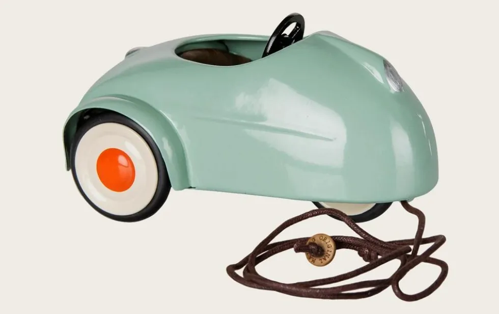 Coche menta clara ratoncitos Maileg