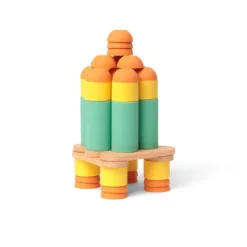 Construcción Oppi Stix 60 piezas madera y silicona
