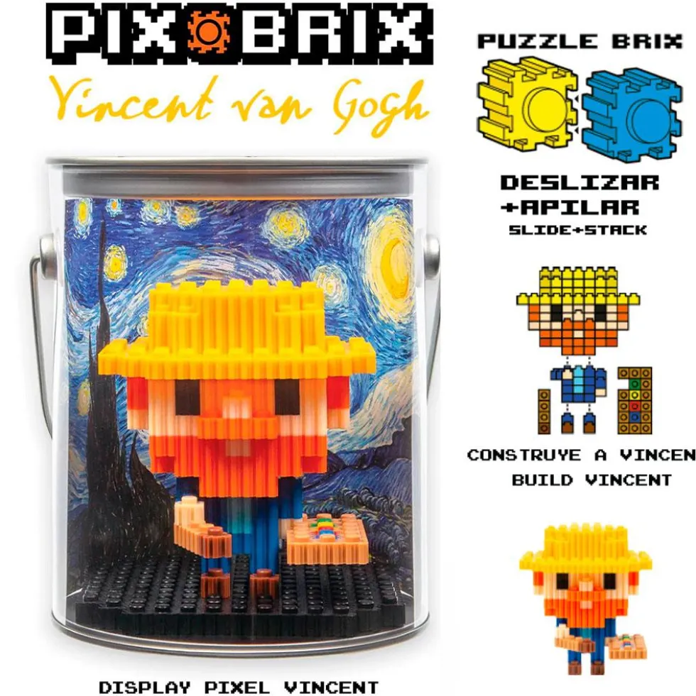 Construcción Pix Brix Art Van Gogh 482 piezas