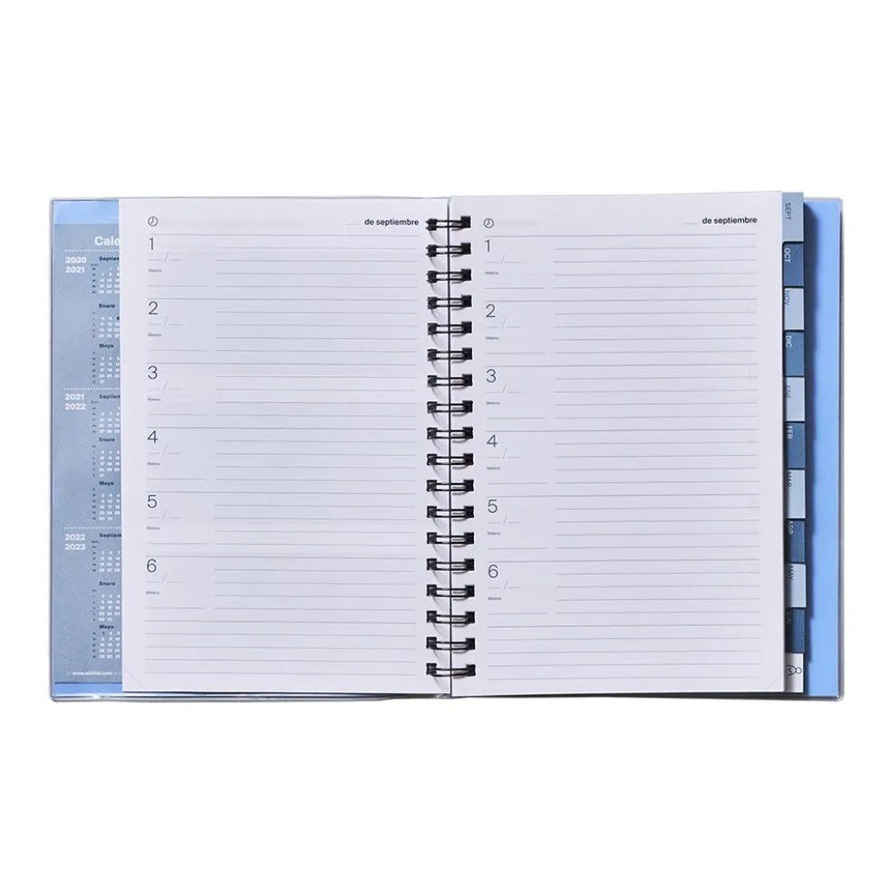 Cuaderno del profesor para todas las clases día página