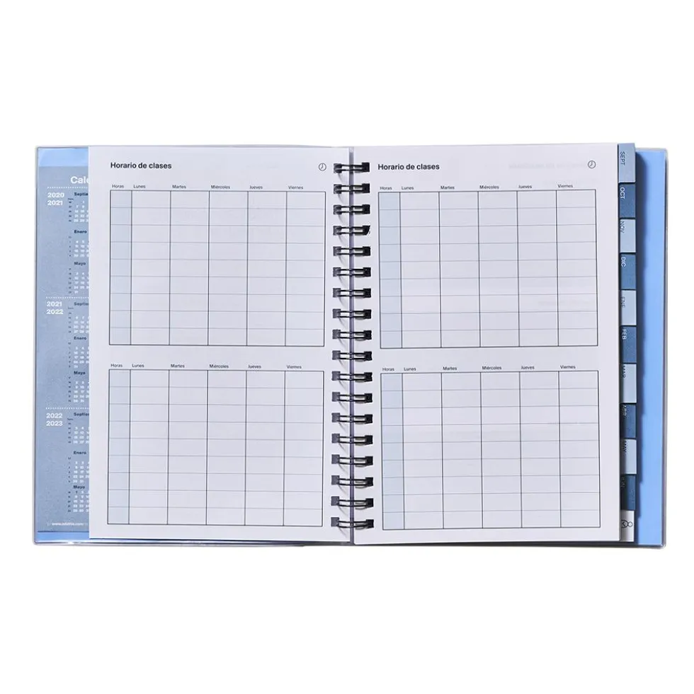 Cuaderno del profesor para todas las clases día página