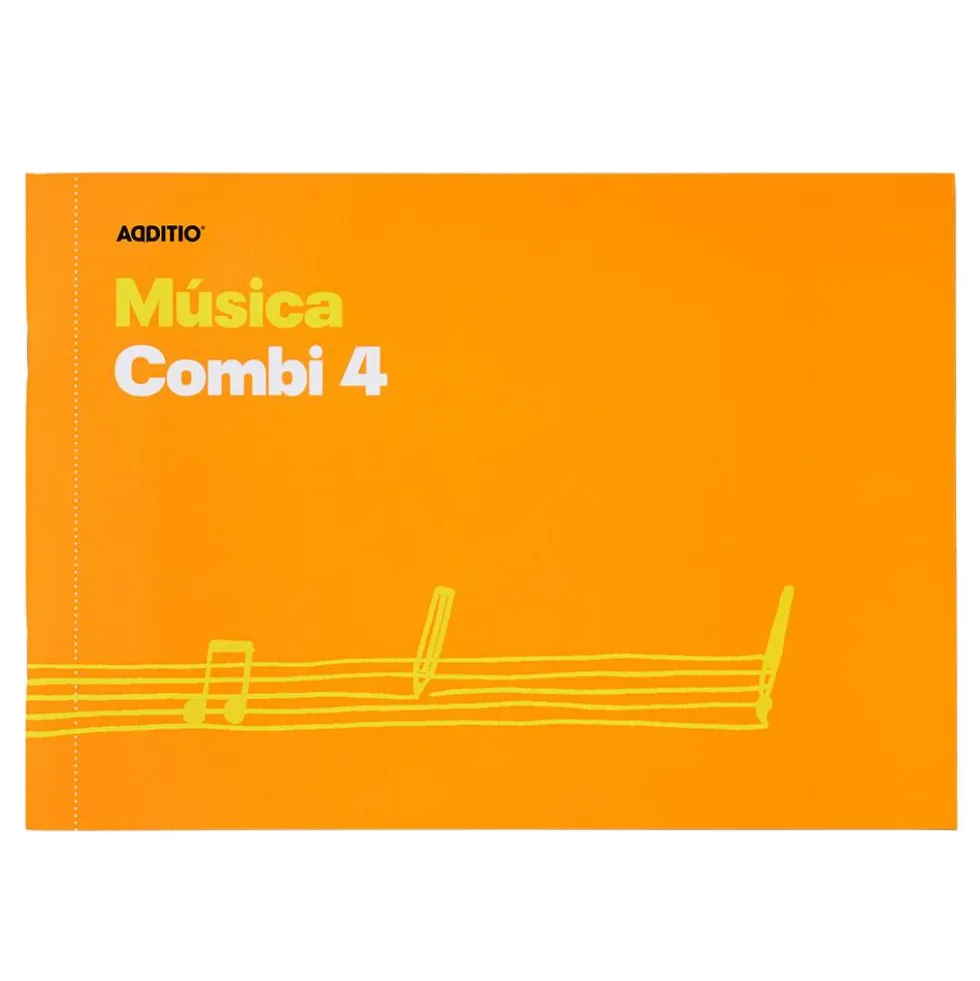 Cuaderno de música Additio Combi 4 pentagramas