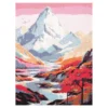 Cuadro mosaico con diamantes montaña 30x40cm Diamond painting