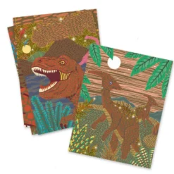 Cuadros para rascar el reino de los dinosaurios