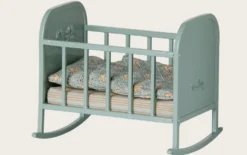 Cuna azul menta ratoncitos Maileg