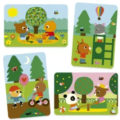 Dibujos mágicos para colorear: En el parque