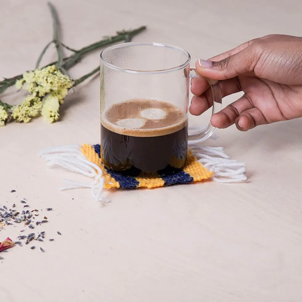 DIY crea 4 posavasos con hilo