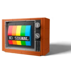DIY miniatura televisor vintage Madnesstoys bricks 132 piezas