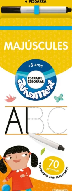 Edición catalán: Avivament Escriure i Esborrar - Majúscules