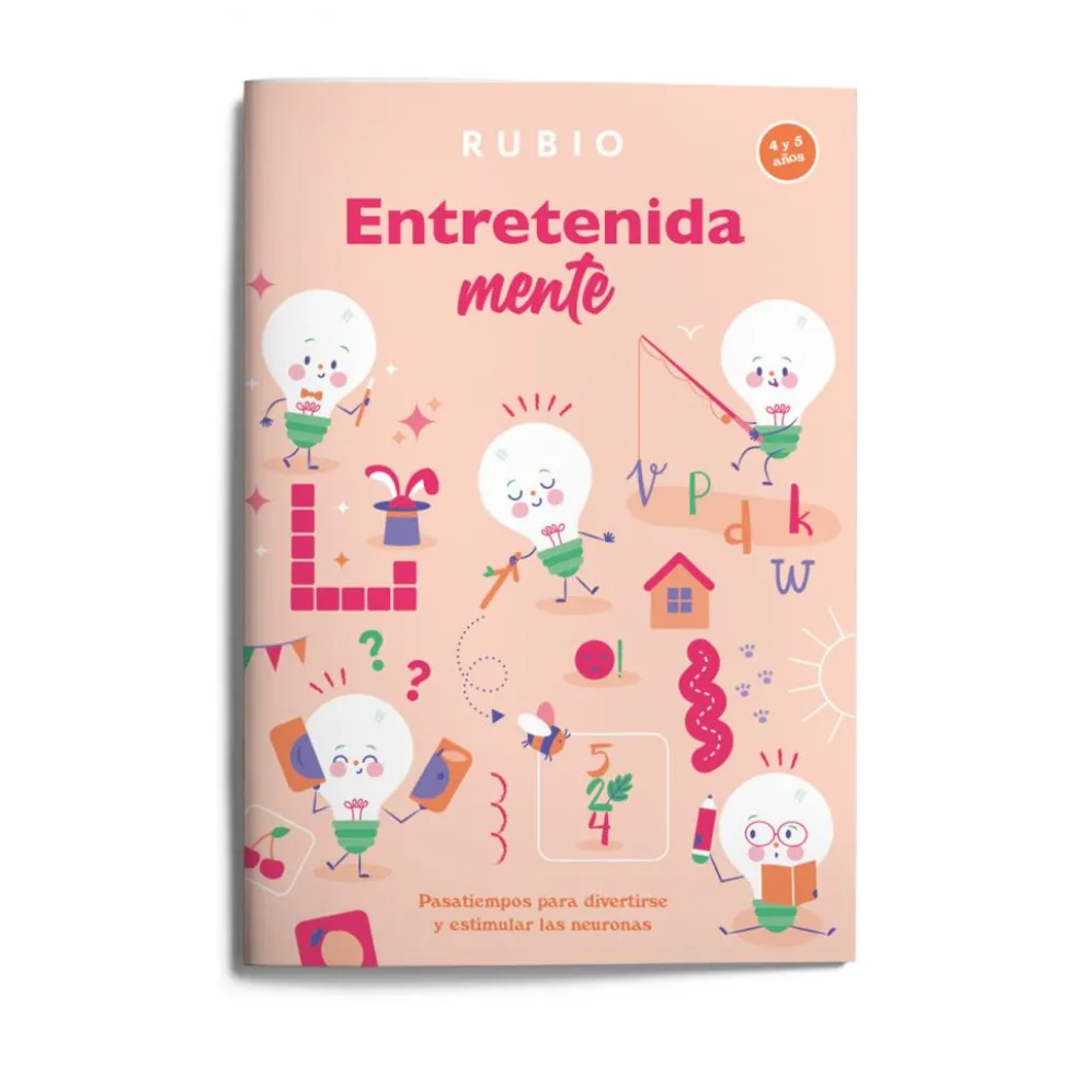 EntretenidaMENTE. Pasatiempos para divertirse y estimular las neuronas (4-5 años