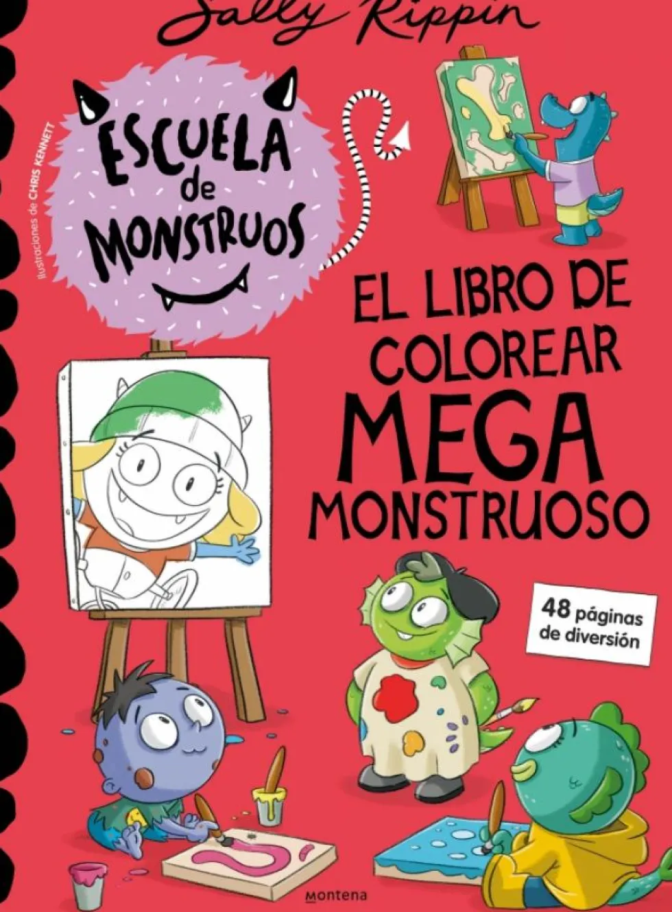 Escuela de Monstruos. Cuaderno de actividades - El libro de colorear megamonstru