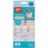 Etiqueta termoadhesiva textil 35 unidades