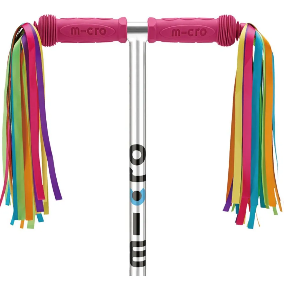 Flecos neón para manillar patinete Micro