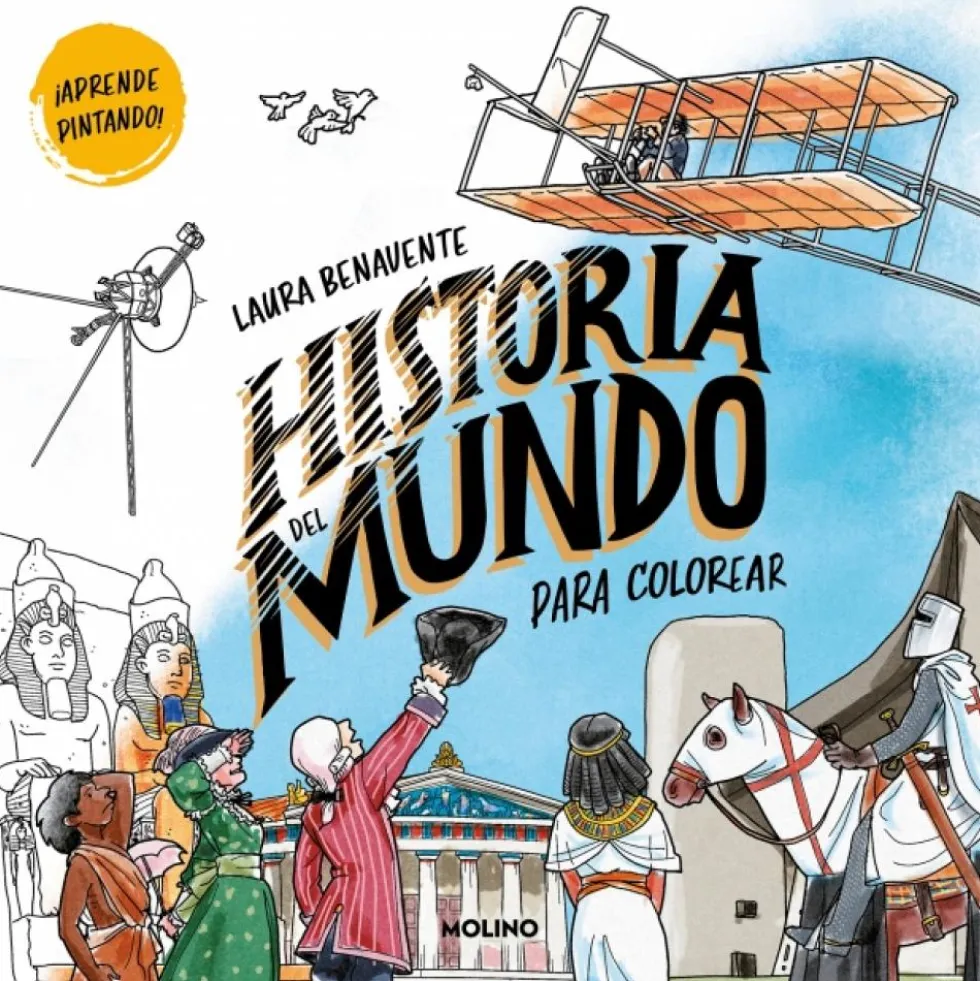 Historia del mundo para colorear