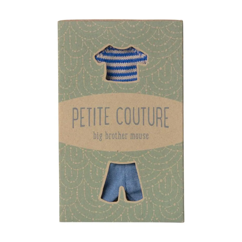 Jersey y pantalón azules para ratoncito 15cm