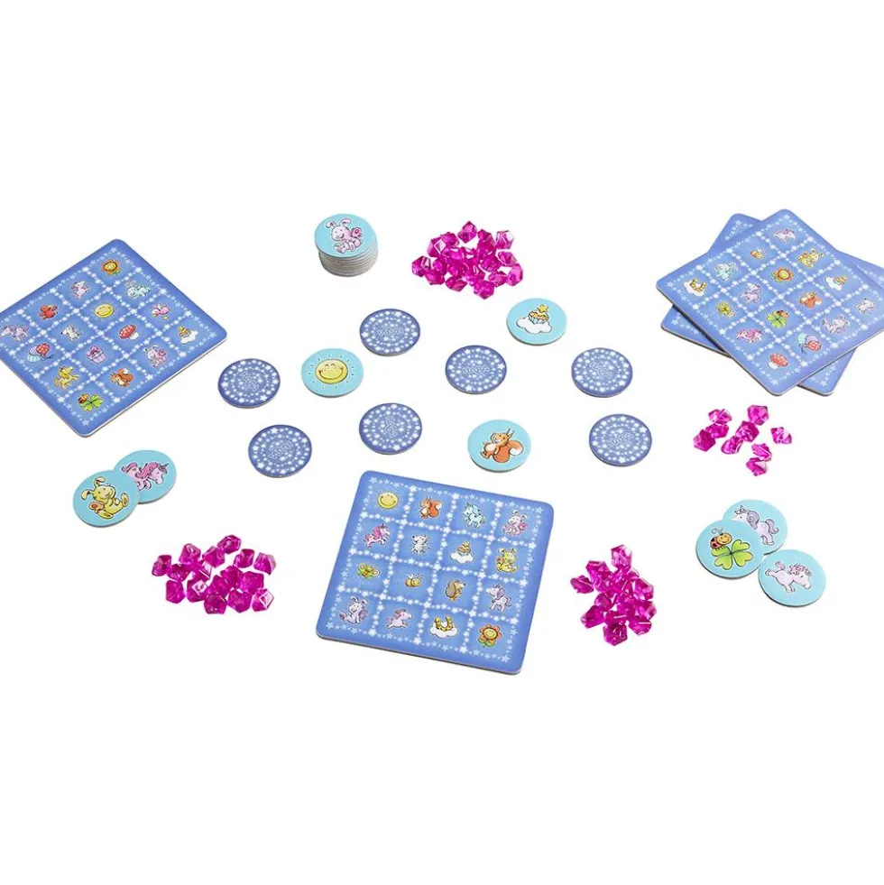 Juego de bingo Unicornio destello