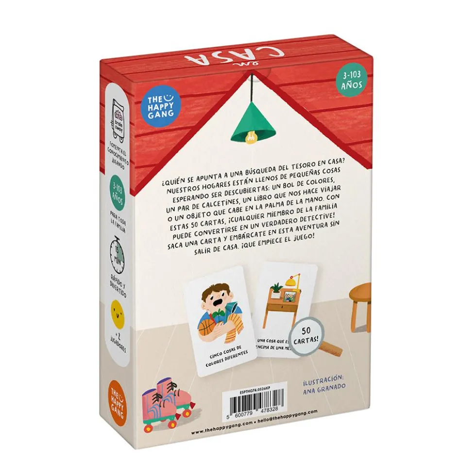 Juego de cartas Busca y encuentra en casa