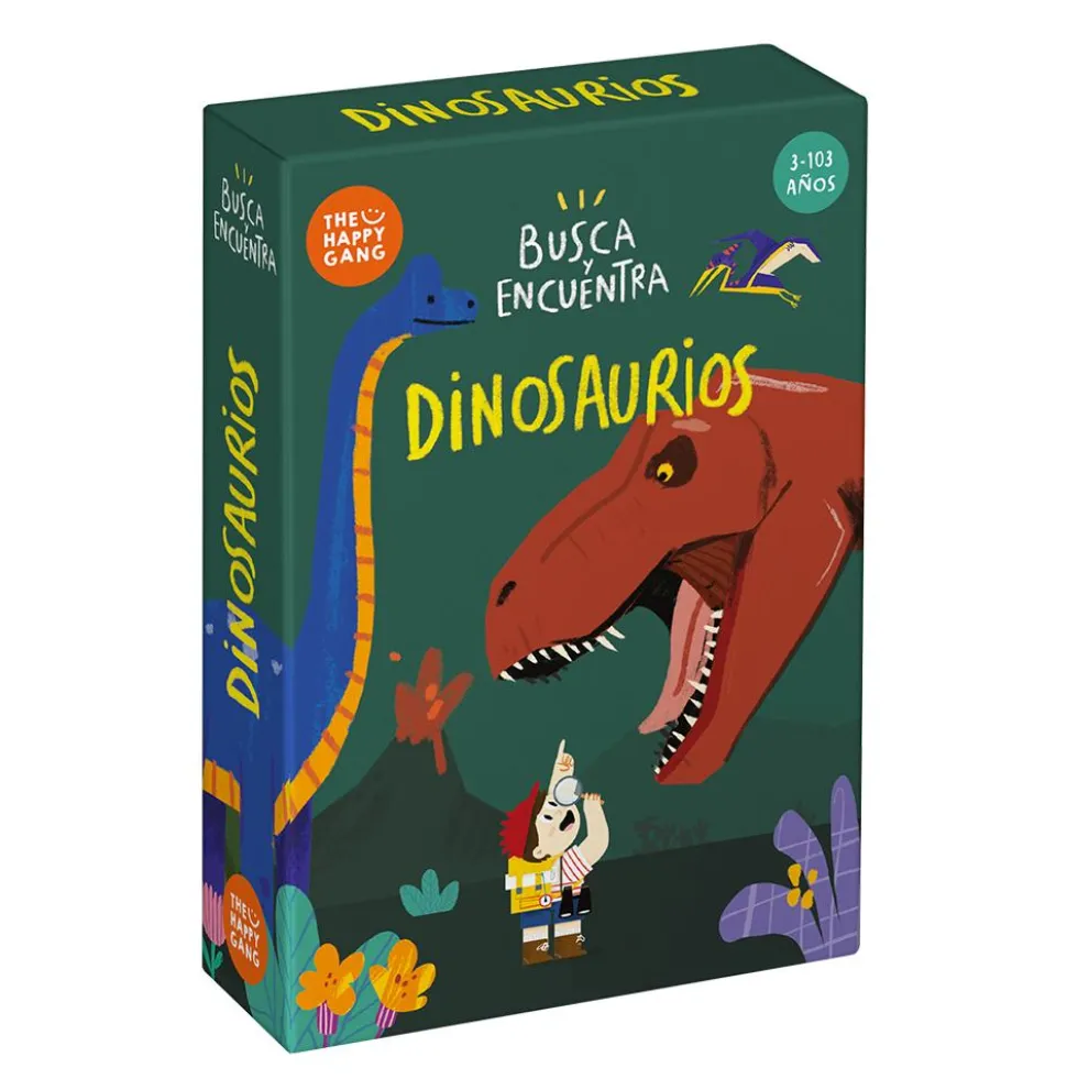 Juego de cartas Busca y encuentra dinosaurios