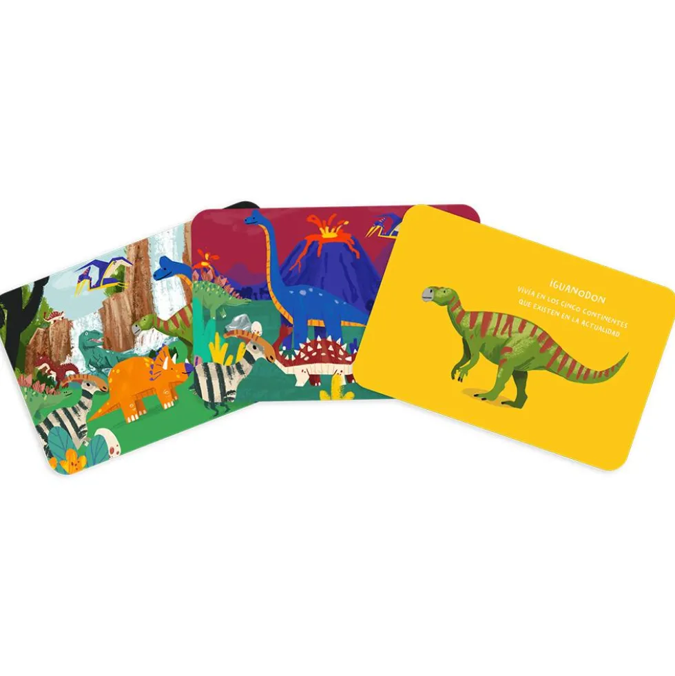 Juego de cartas Busca y encuentra dinosaurios
