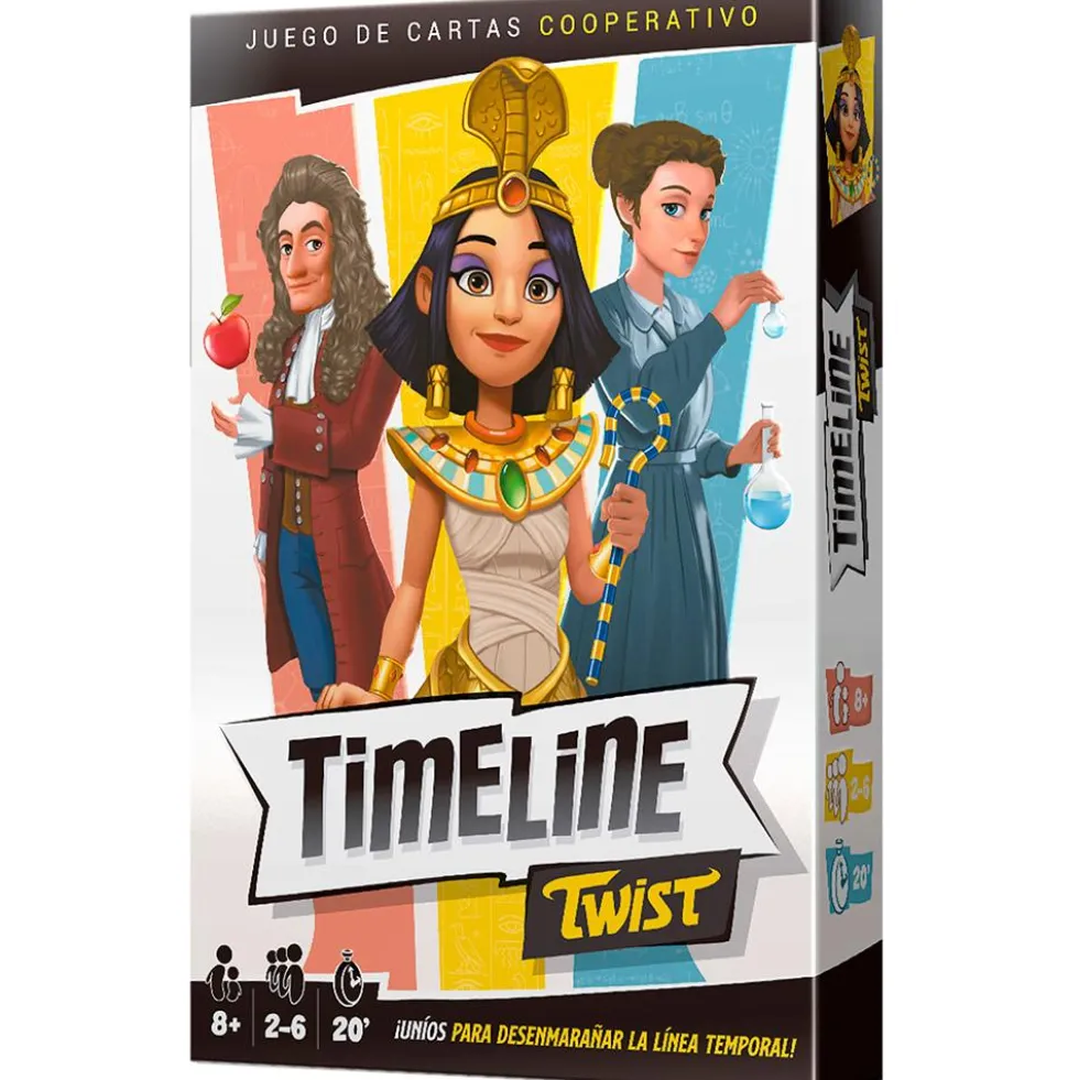 Juego de cartas cooperativo Timeline Twist