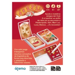 Juego de cartas lenguaje Palabrópolis Club A