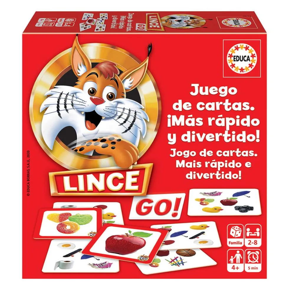 Juego de cartas Lince Go!