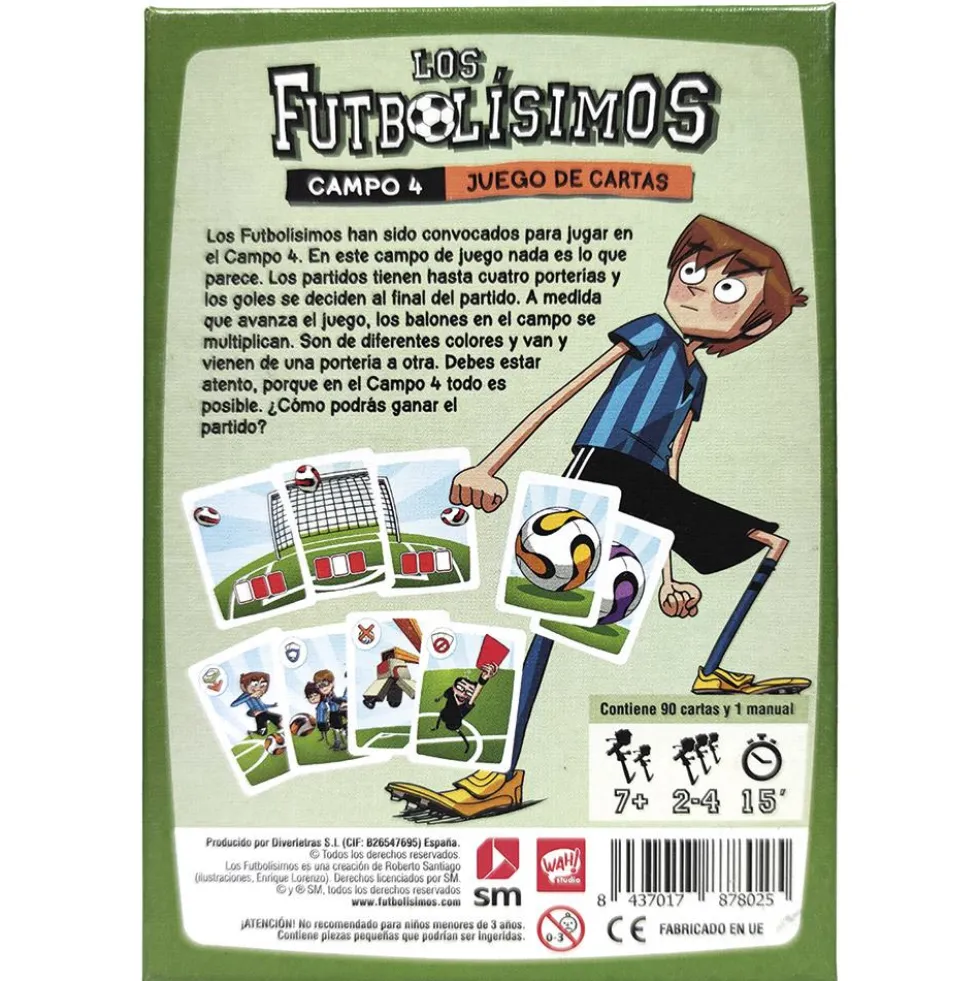 Juego de cartas Los futbolísimos